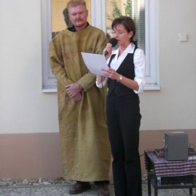 Čeněk Žiaček kiállításmegnyitója
