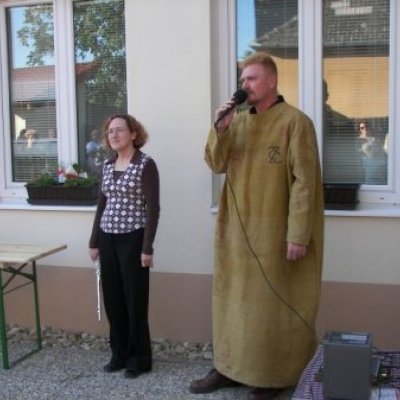 Čeněk Žiaček kiállításmegnyitója