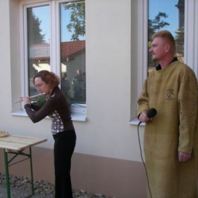 Čeněk Žiaček kiállításmegnyitója