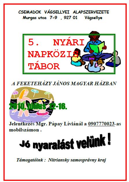 5. nyári napközis tábor
