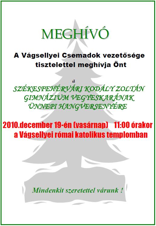 Ünnepi hangverseny