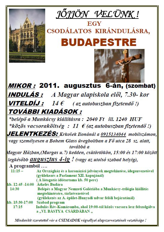 Budapesti kirándulás