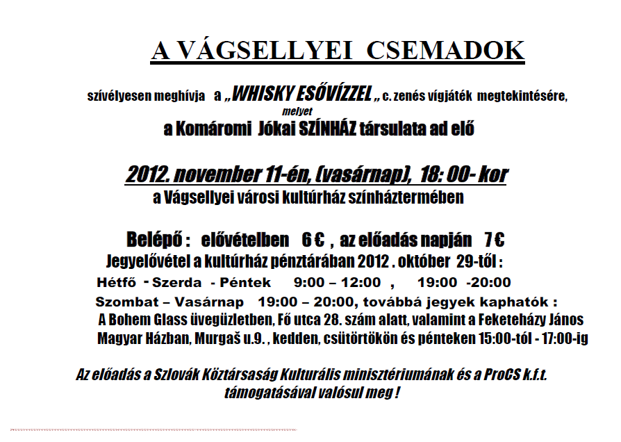 Whisky Esővízzel