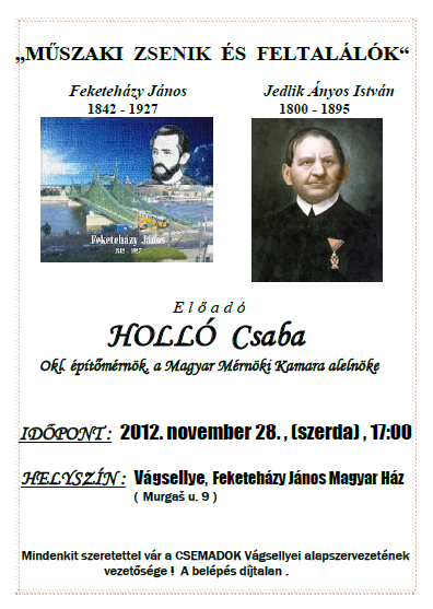 MŰSZAKI ZSENIK ÉS FELTALÁLÓK
