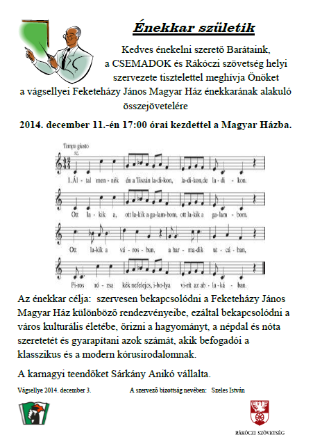 Énekkar születik