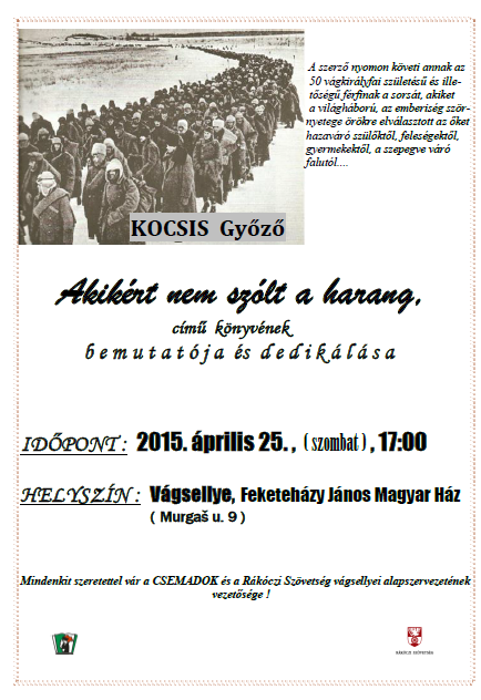 Kocsis Győző : Akikért nem szólt a harang