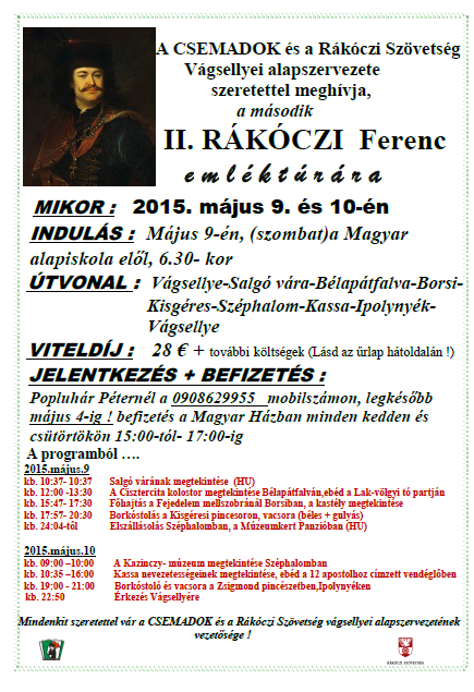 ELMARAD - II. RÁKÓCZI FERENC e m l é k t ú r a