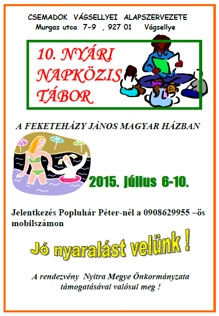 Nyári napközis tábor a Magyarházban.