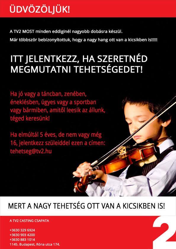 Mert a nagy tehetség ott van a kicsikben is!