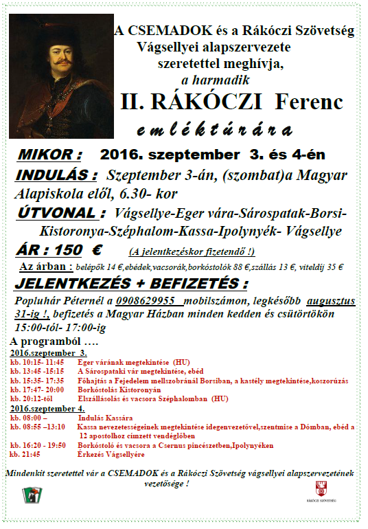 II. Rákóczi Ferenec emléktúra
