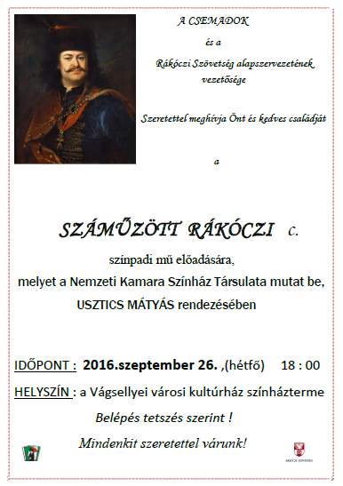 SZÁMŰZÖTT RÁKÓCZI