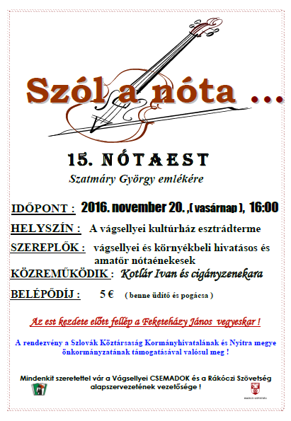 Szól a nóta ...