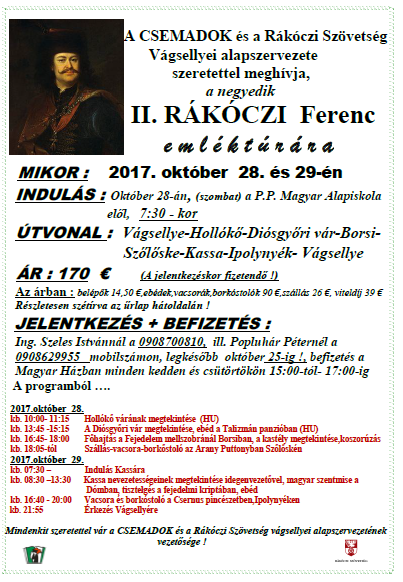 ELMARAD: Negyedik II. Rákóczi Ferenc emléktúra