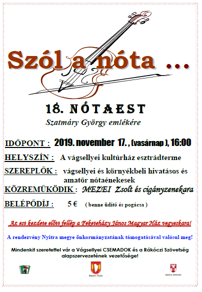 Szól a nóta ....