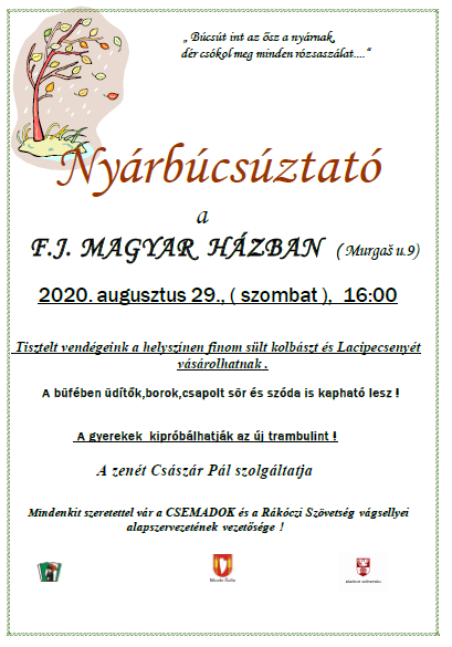 Nyárbúcsúztató 2020