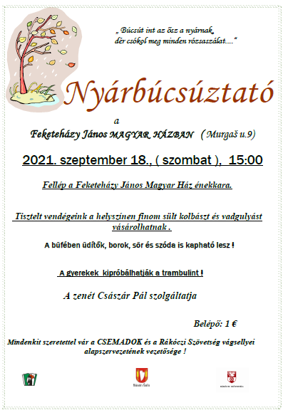 Nyárbúcsúztató 2021