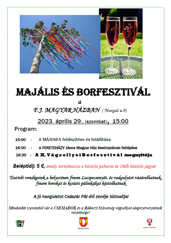 MAJÁLIS és BORFESZTIVÁL 2023