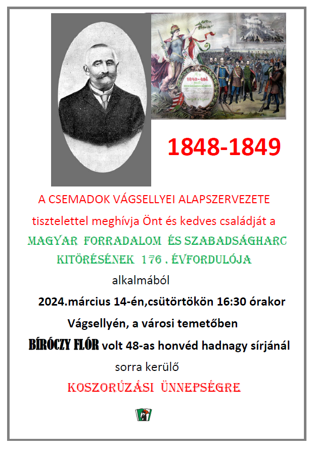 Koszorúzási ünnepség 2024