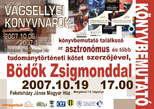 Könyvbemutató Bödők Zsigmonddal