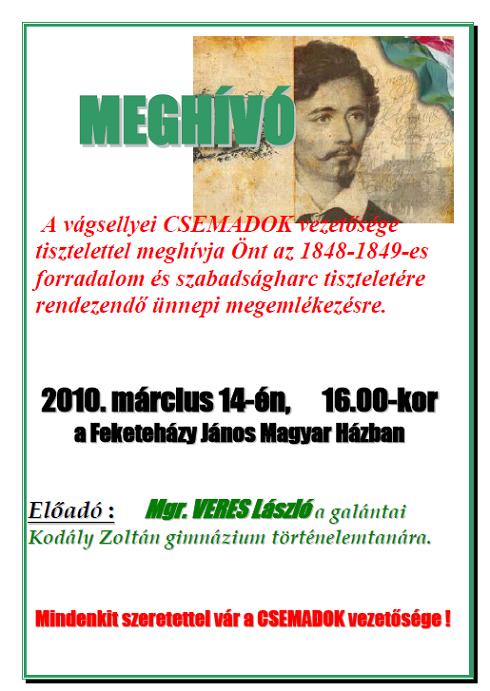 Ünnepi megemlékezés