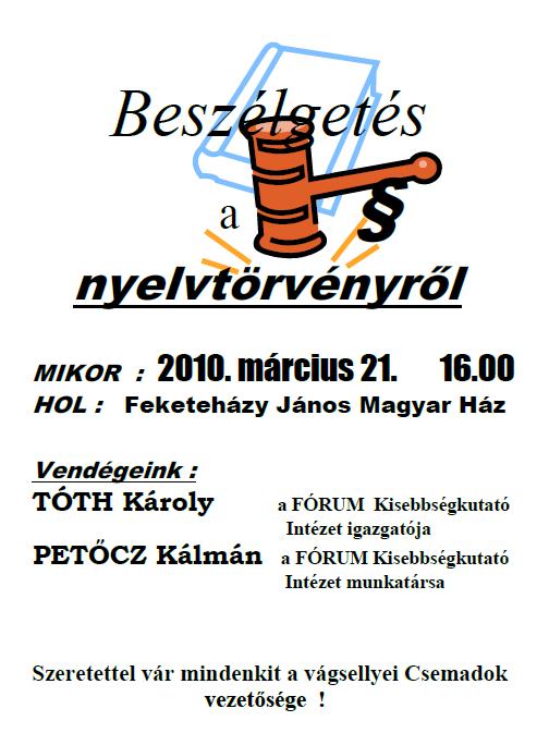 Beszélgetés a nyelvtörvényről