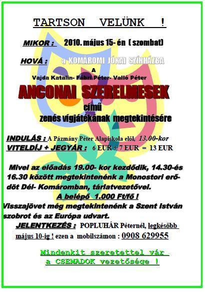 Anconai szerelmesek - színházlátogatás